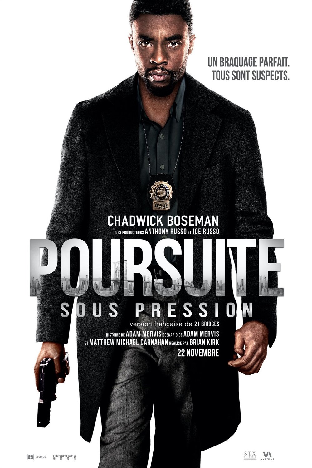 L'affiche du film Poursuite sous pression