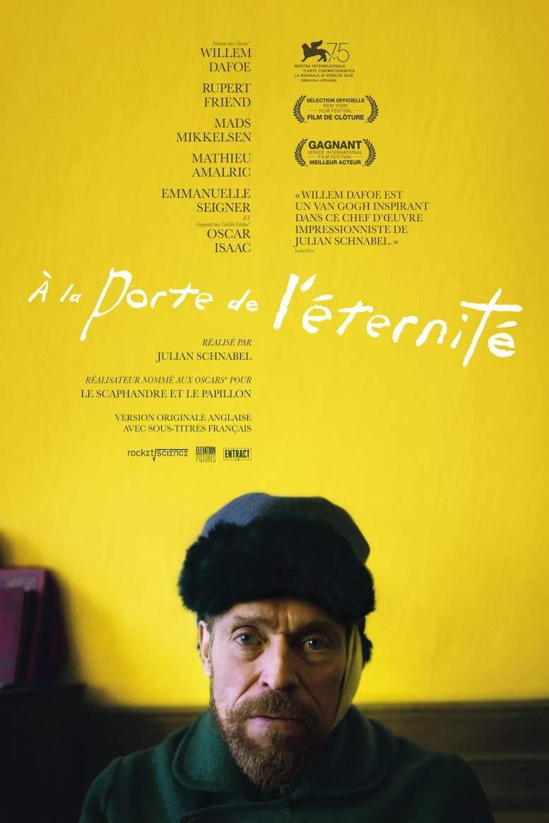 L'affiche du film À la porte de l'éternité