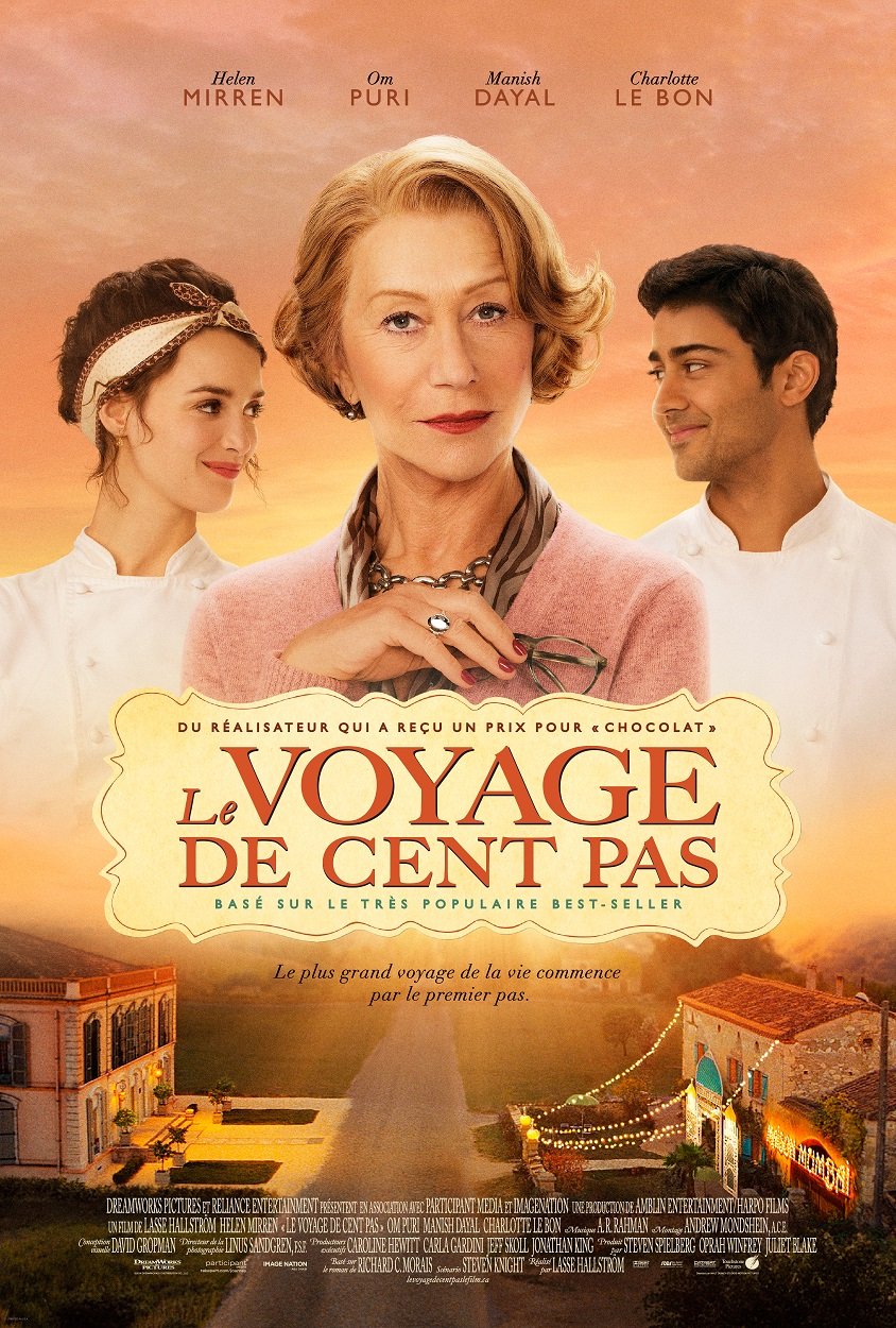 L'affiche du film Le Voyage de cent pas