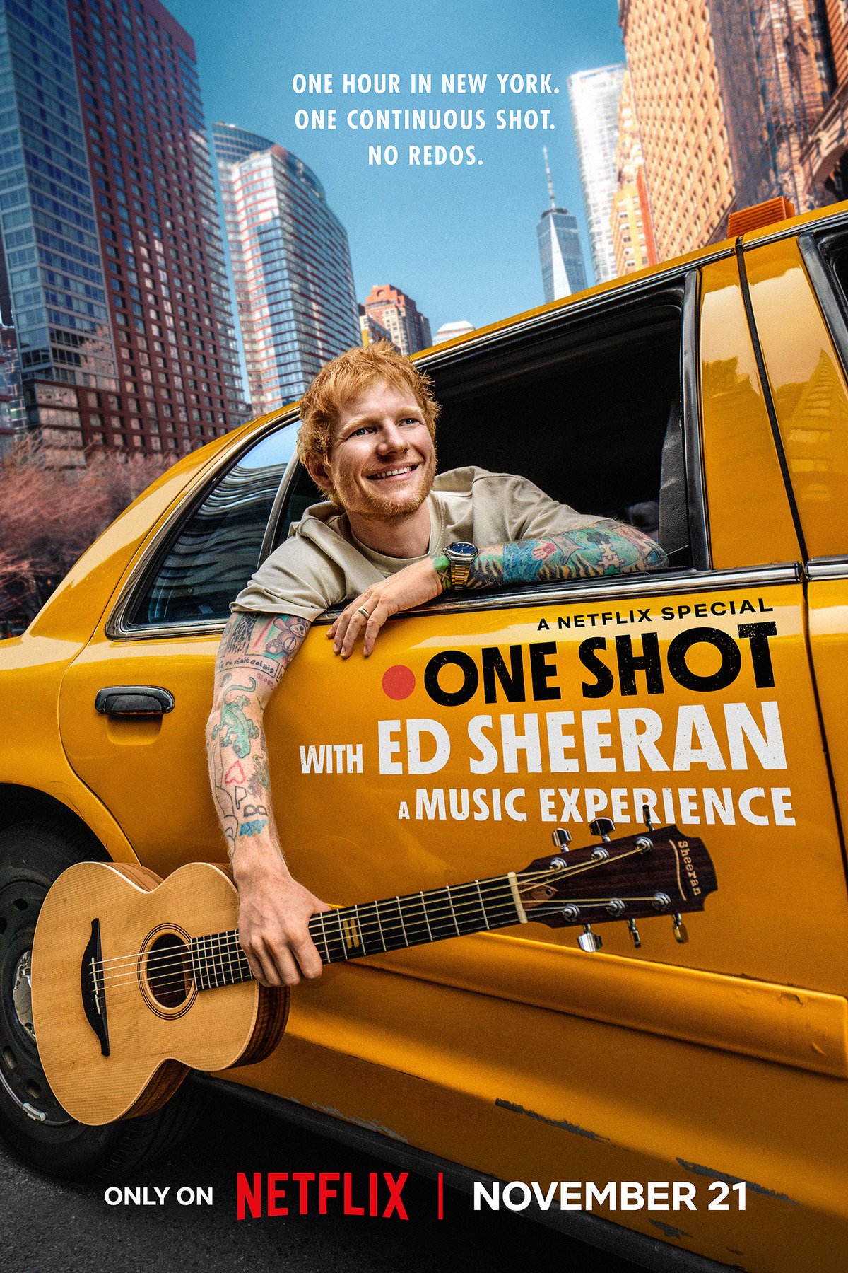 L'affiche du film One Shot with Ed Sheeran: A Music Experience