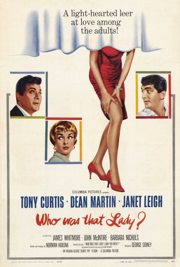 L'affiche du film Who Was That Lady?