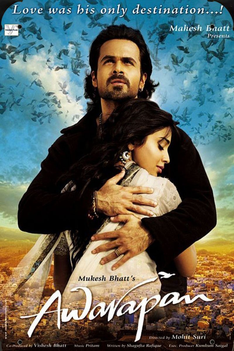 L'affiche originale du film Awarapan en Hindi