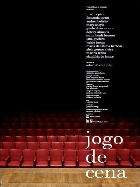 L'affiche originale du film Jeu de scène en portugais