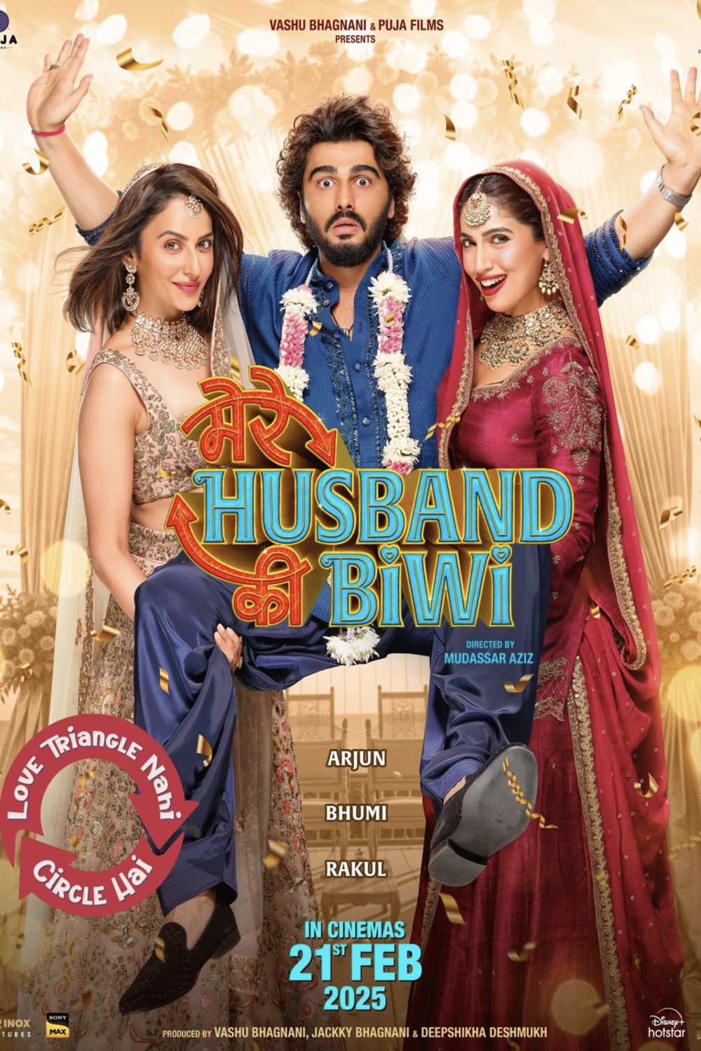 Hindi poster of the movie Mere Husband Ki Biwi