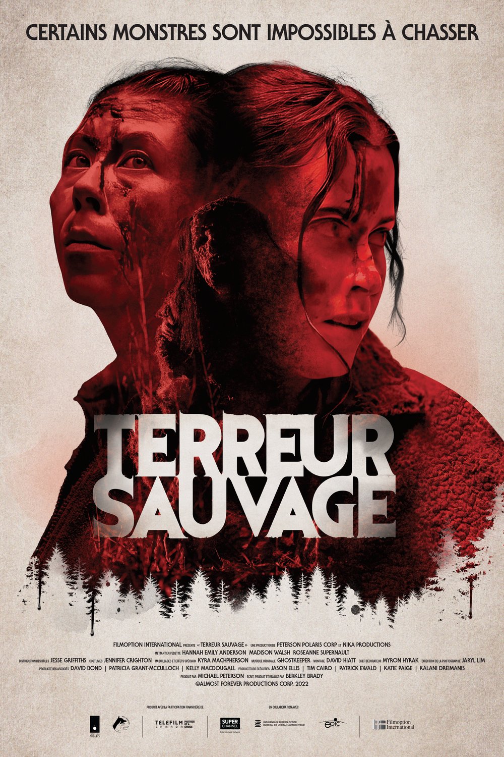 L'affiche du film Terreur sauvage