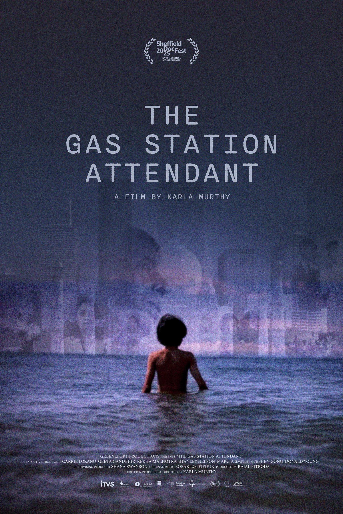 L'affiche du film The Gas Station Attendant [2025]
