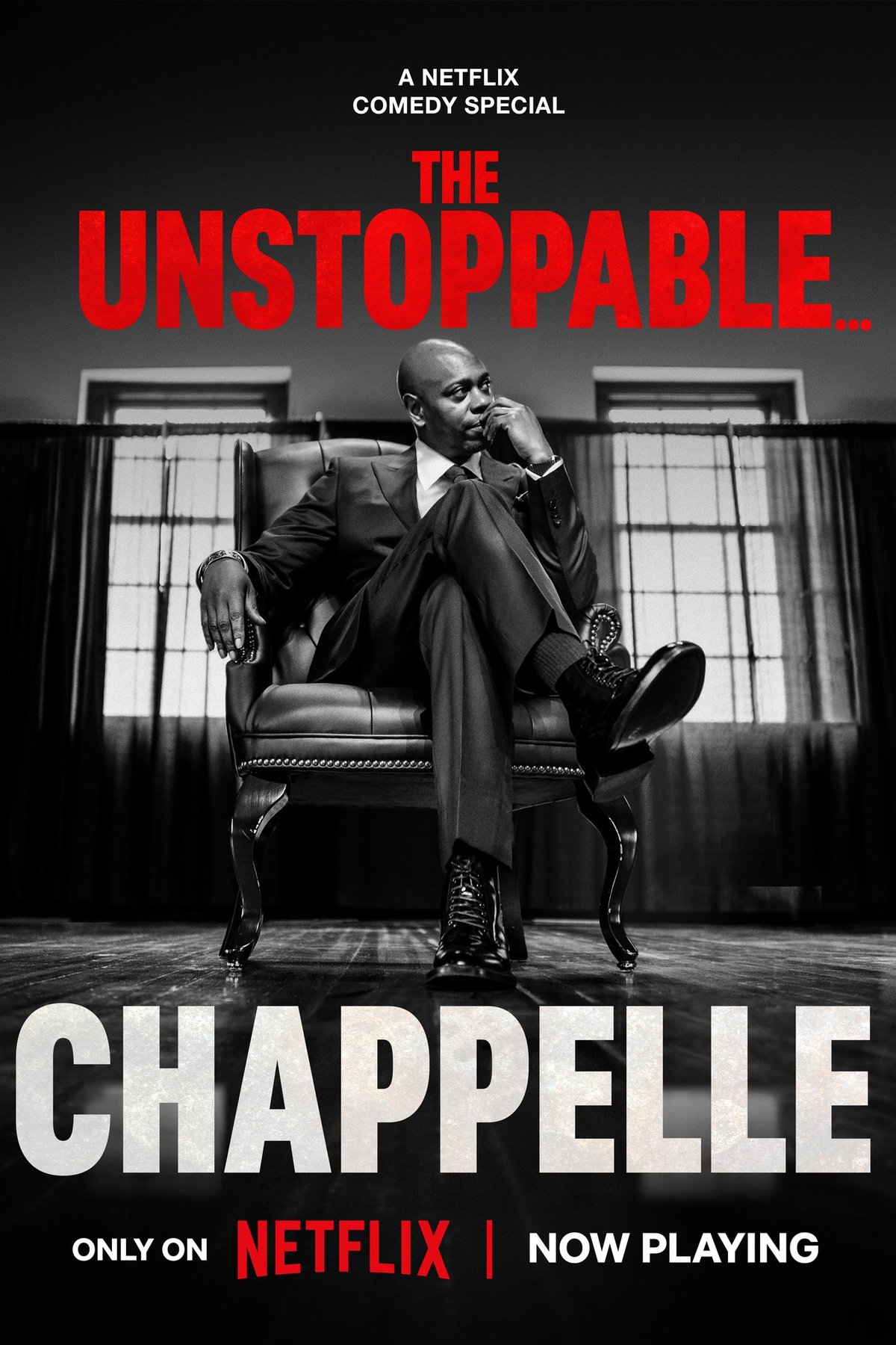 L'affiche du film Dave Chappelle: The Unstoppable