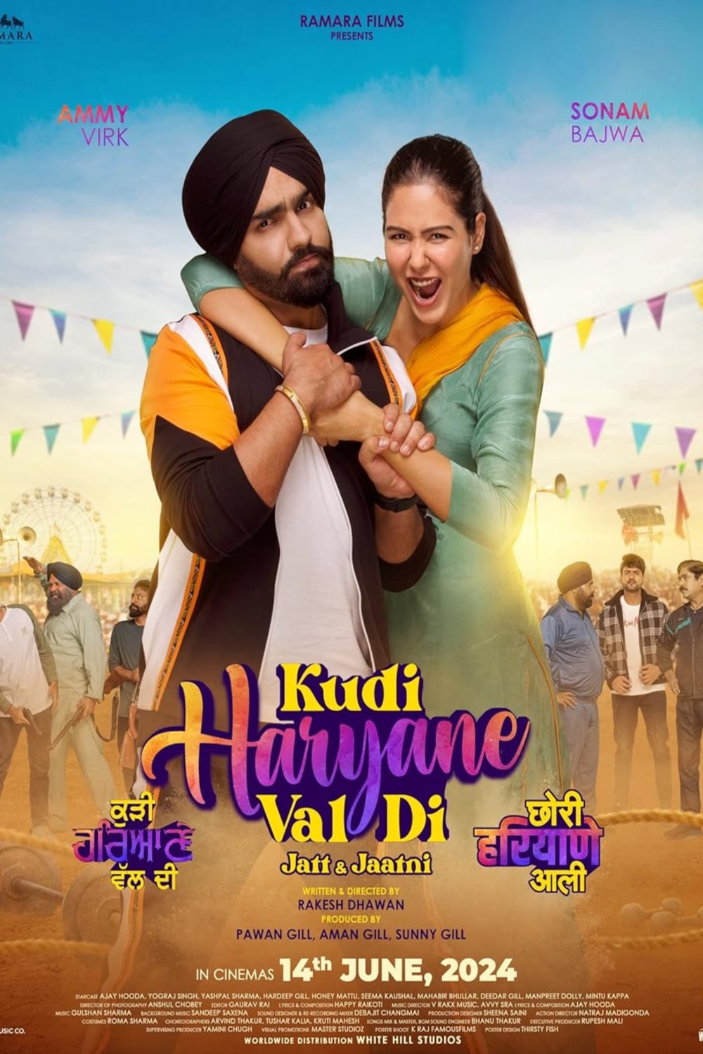 L'affiche du film Kudi Haryane Val Di [2024]