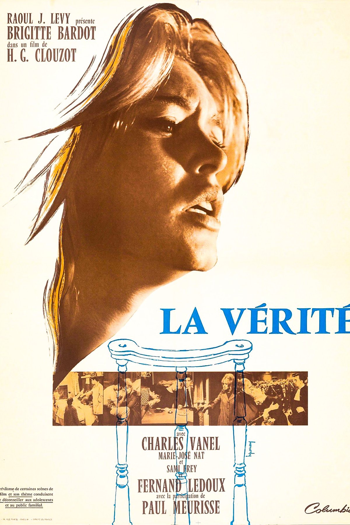 Poster of the movie La vérité [1960]
