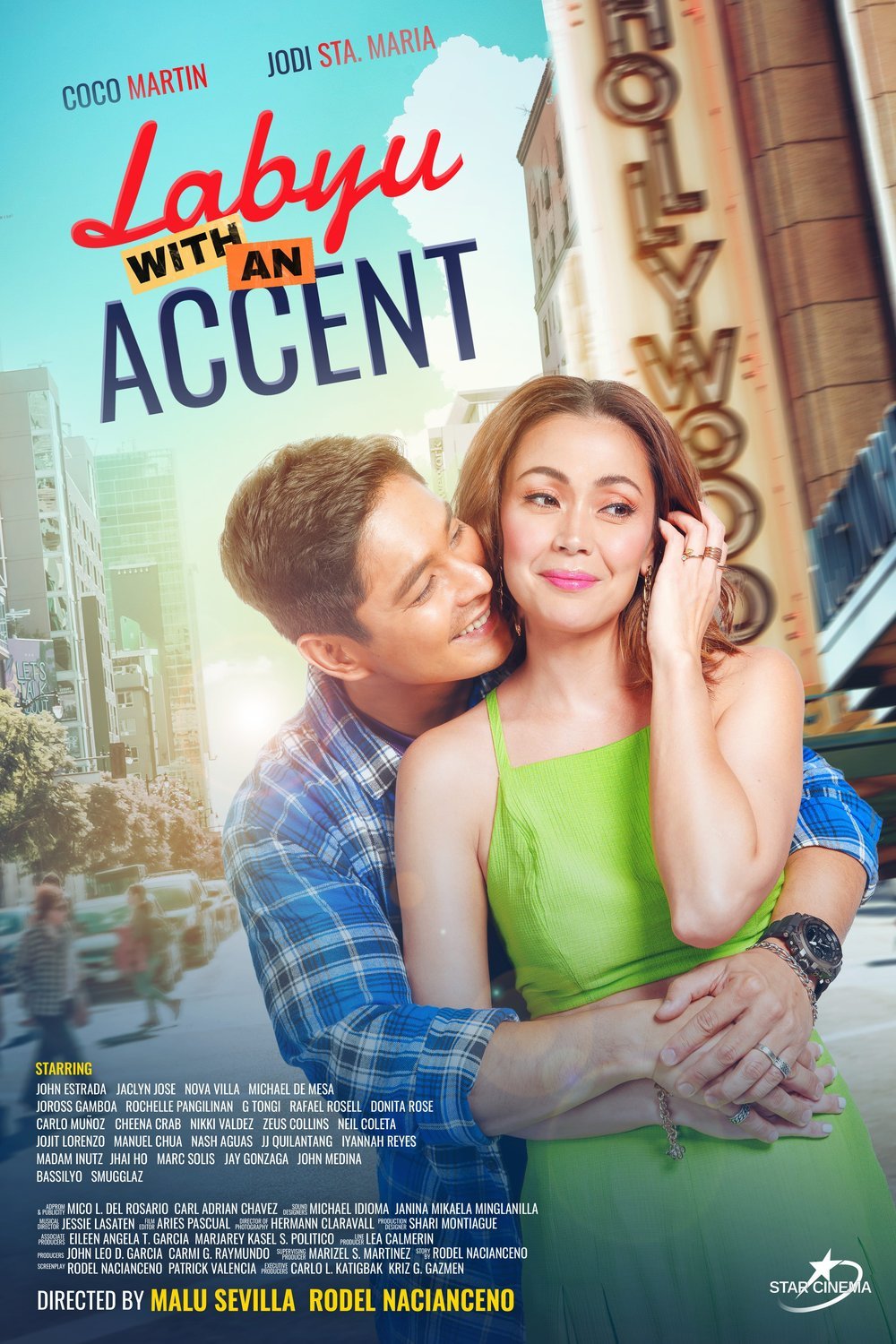 Tagalog poster of the movie Labyu with an Accent