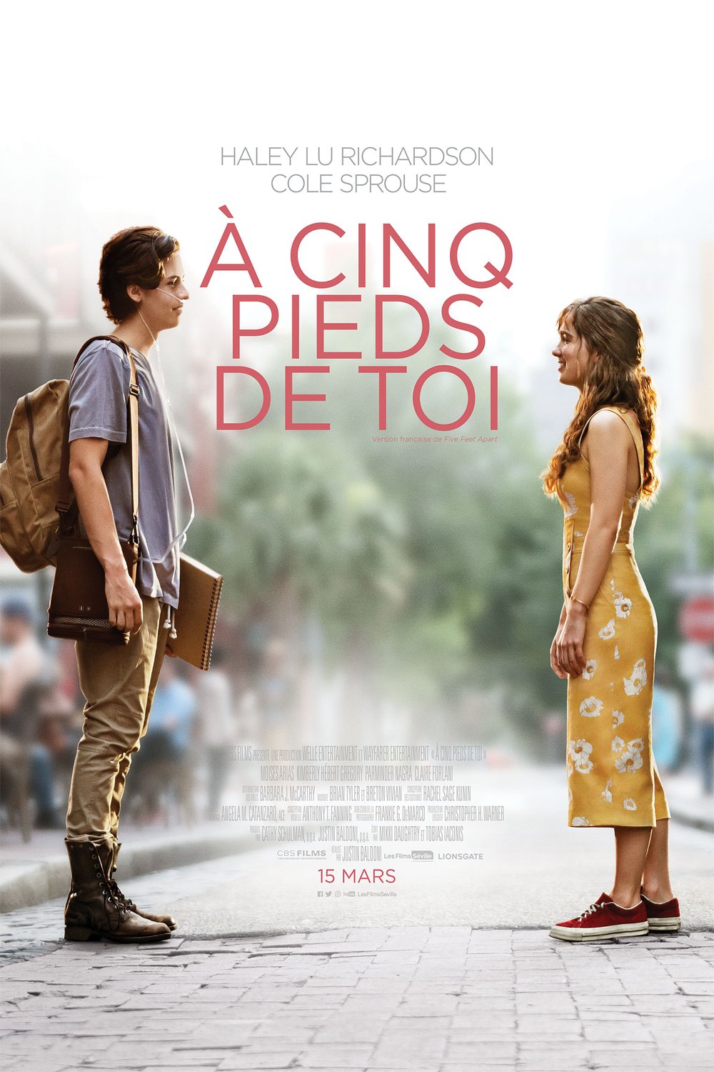 L'affiche du film À cinq pieds de toi