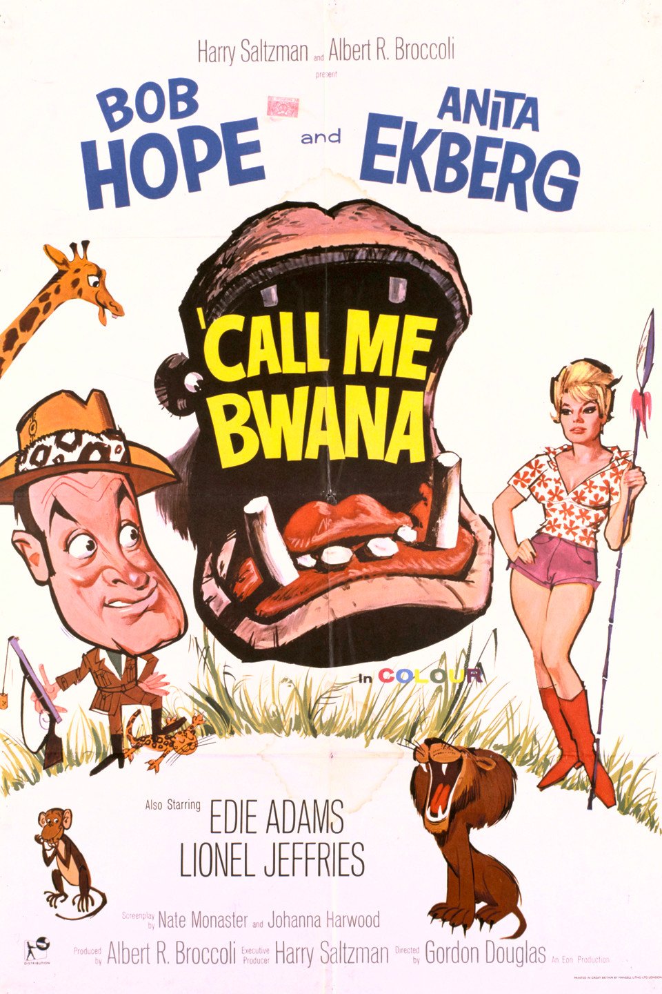 L'affiche du film Call Me Bwana [1963]