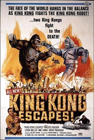 L'affiche du film King Kong Escapes