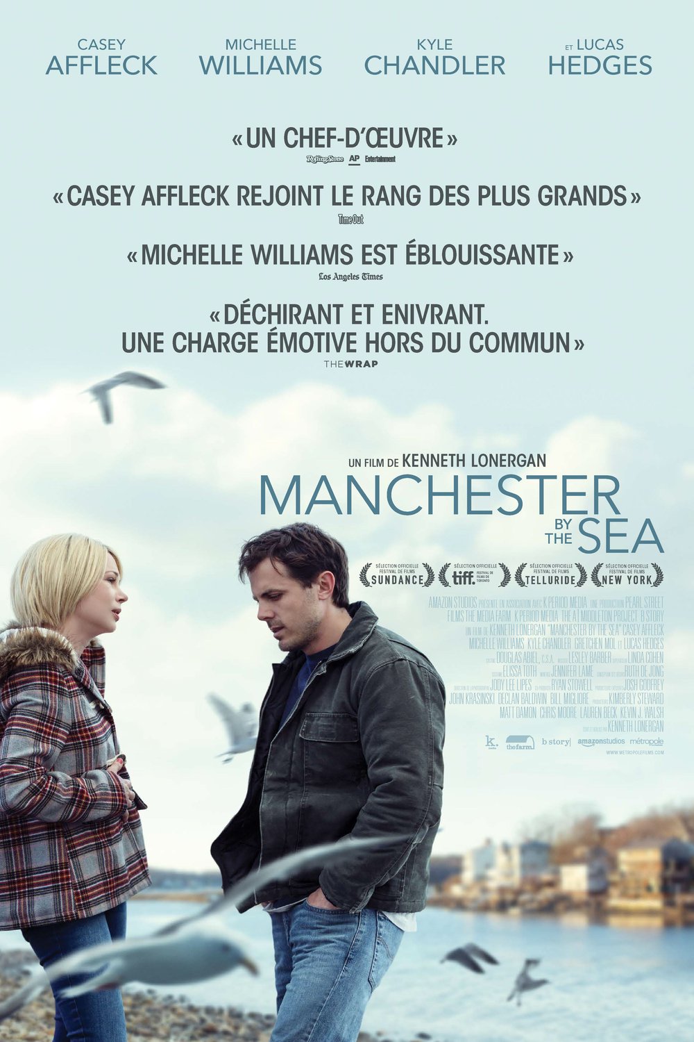 L'affiche du film Manchester by the Sea v.f.