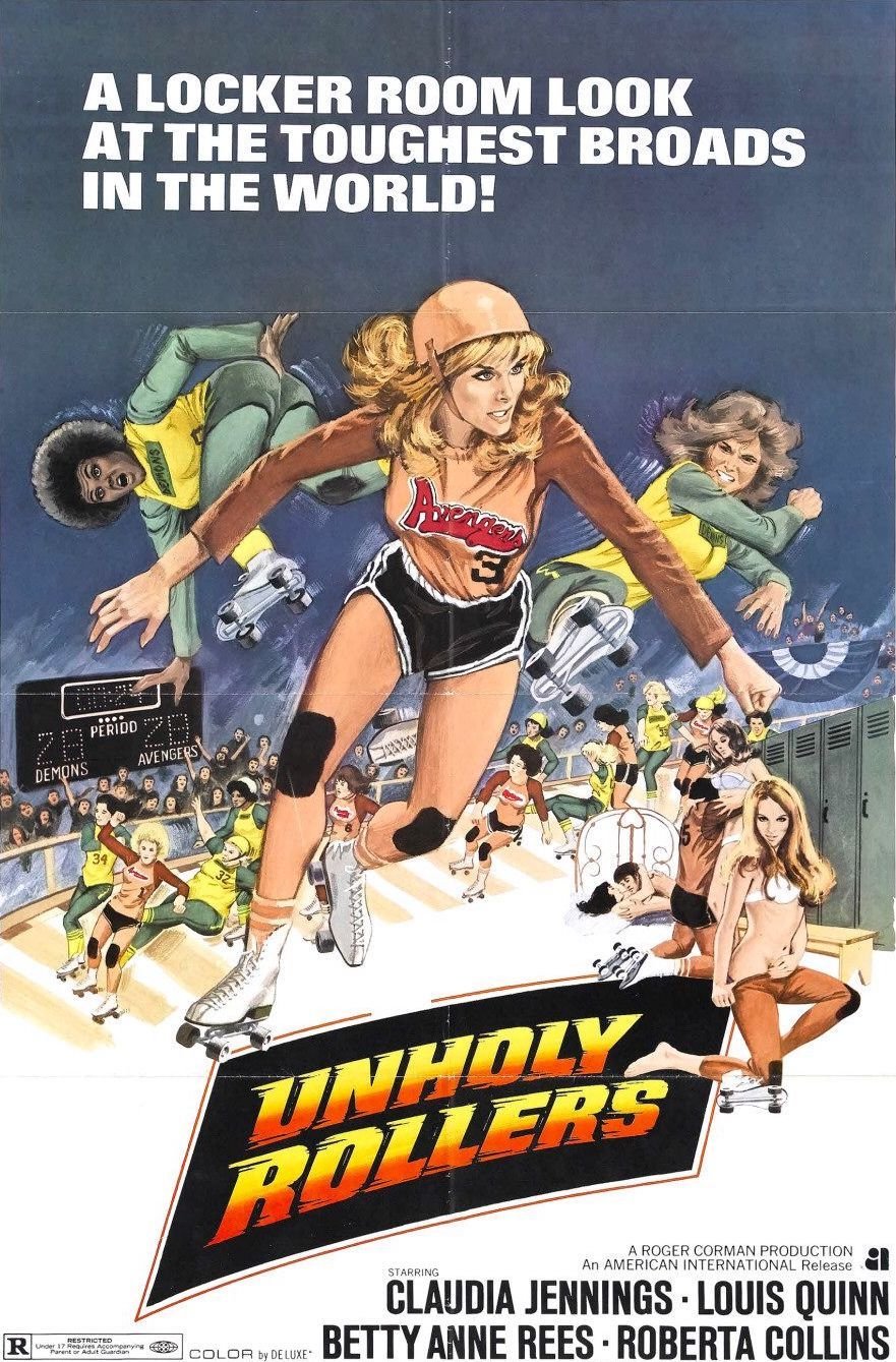 L'affiche du film The Unholy Rollers [1972]