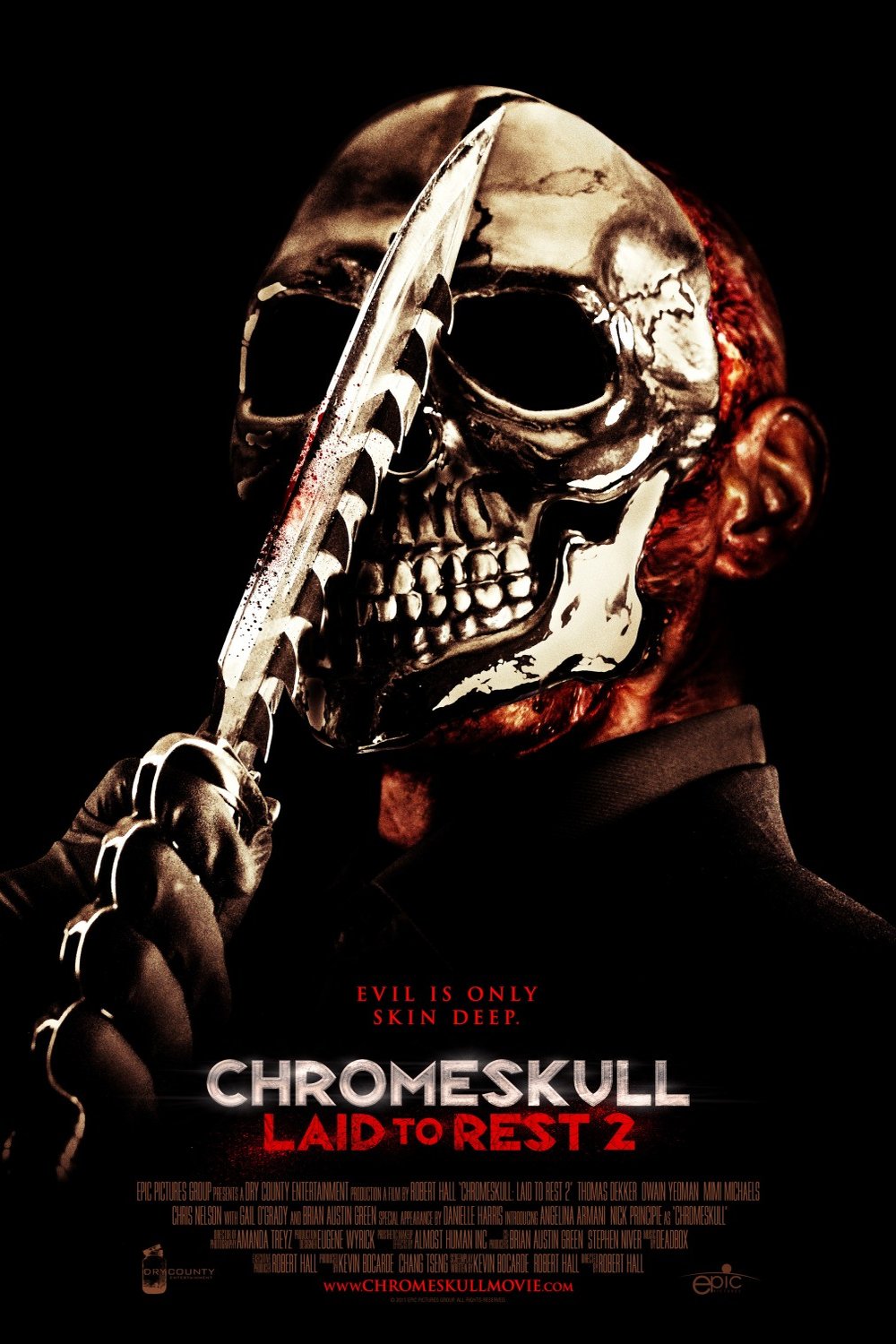 L'affiche du film Chromeskull: Laid to Rest 2