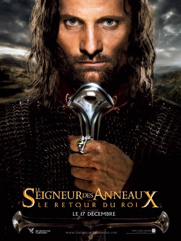 L'affiche du film Le Seigneur des Anneaux: Le retour du roi