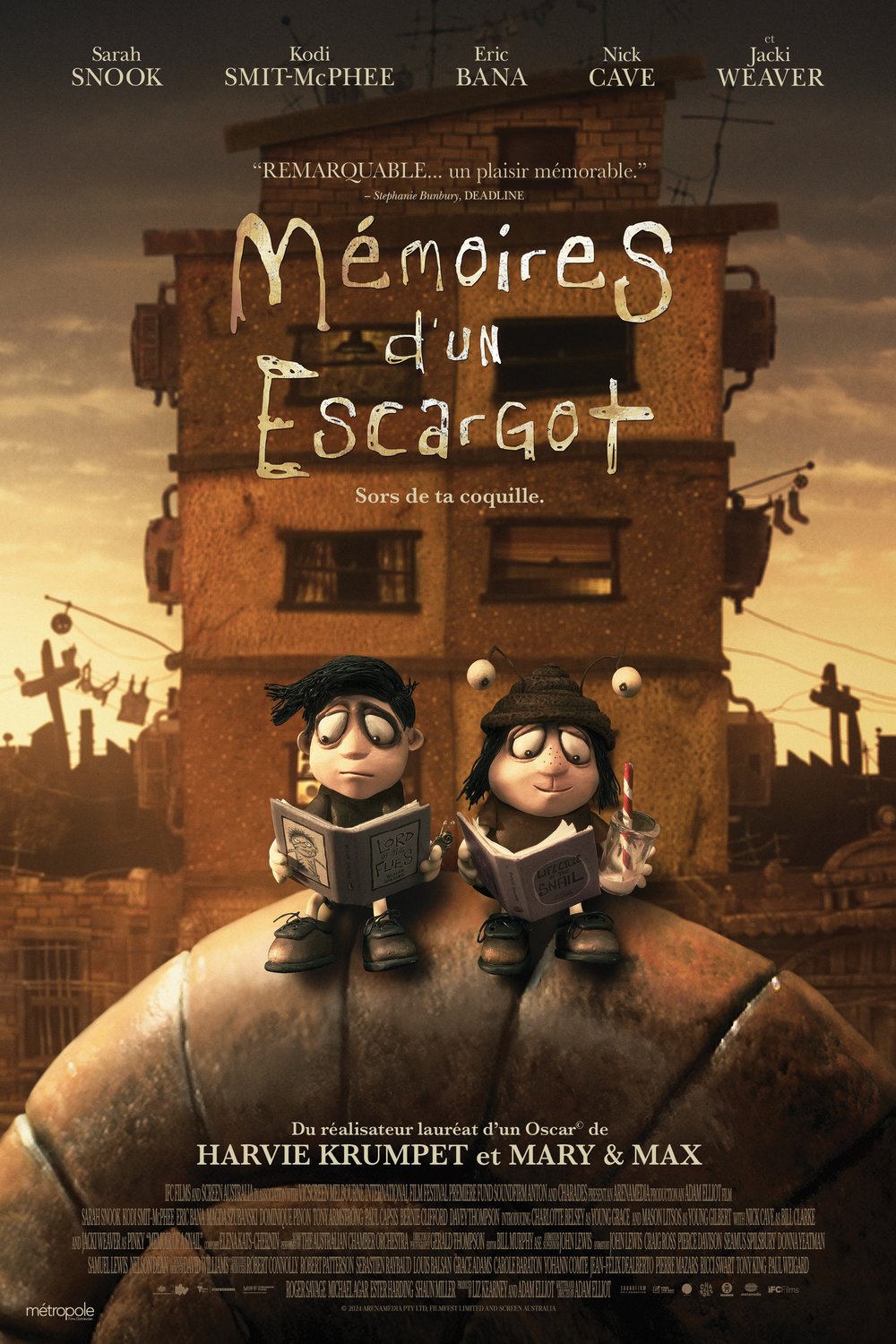 L'affiche du film Mémoires d'un escargot