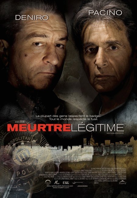 L'affiche du film Meurtre légitime