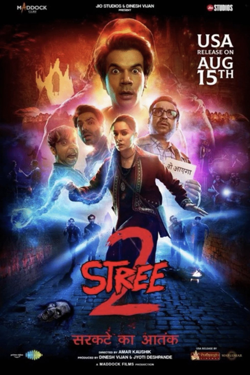 Hindi poster of the movie Stree 2