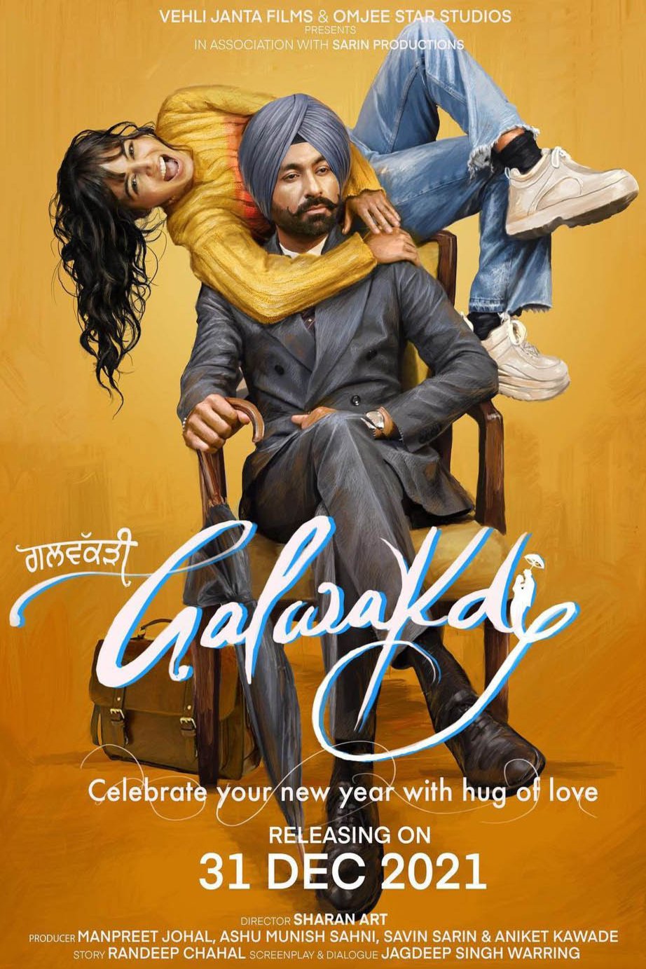 Punjabi poster of the movie Galwakdi