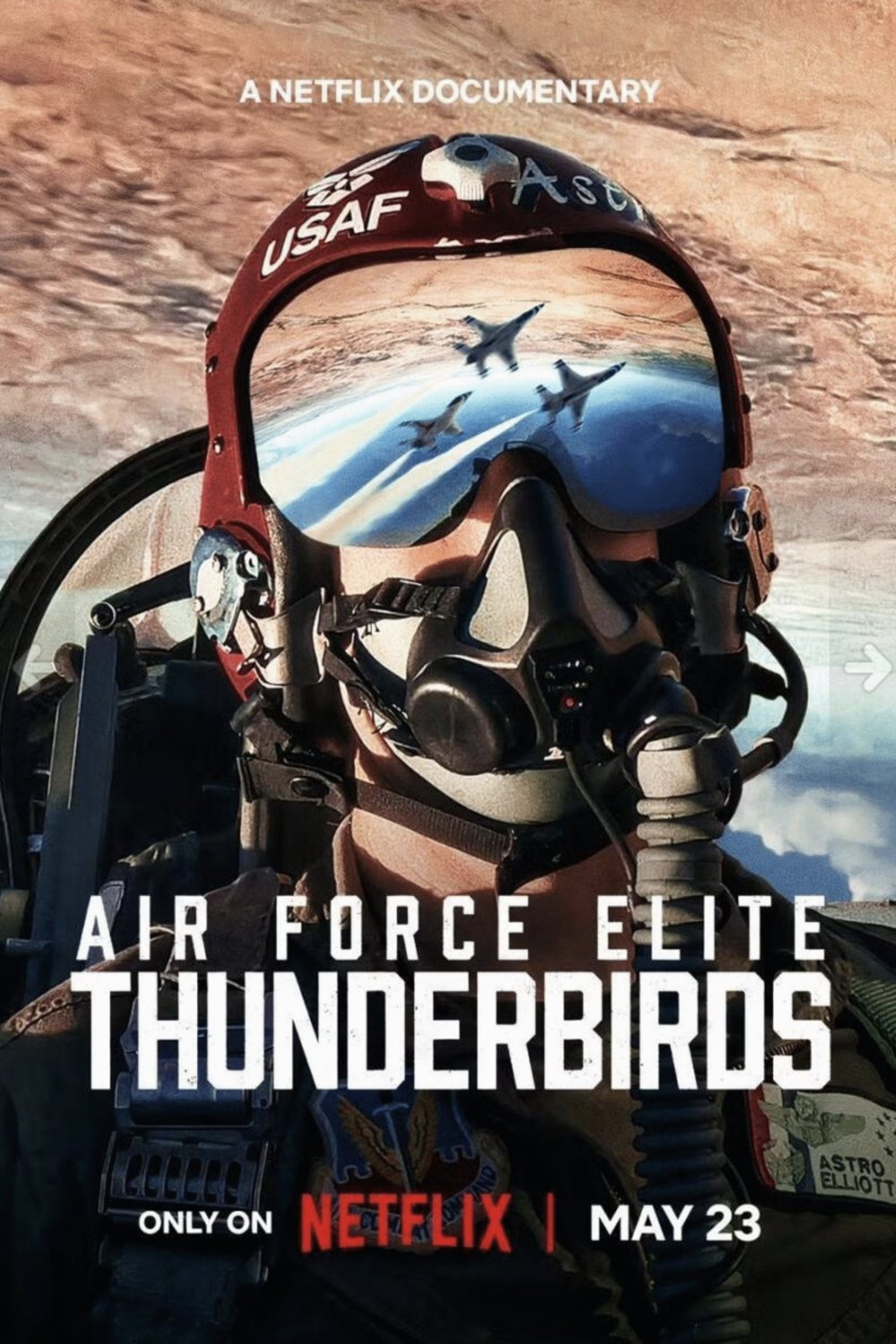 L'affiche du film Les Thunderbirds: Élite de l'US Air Force