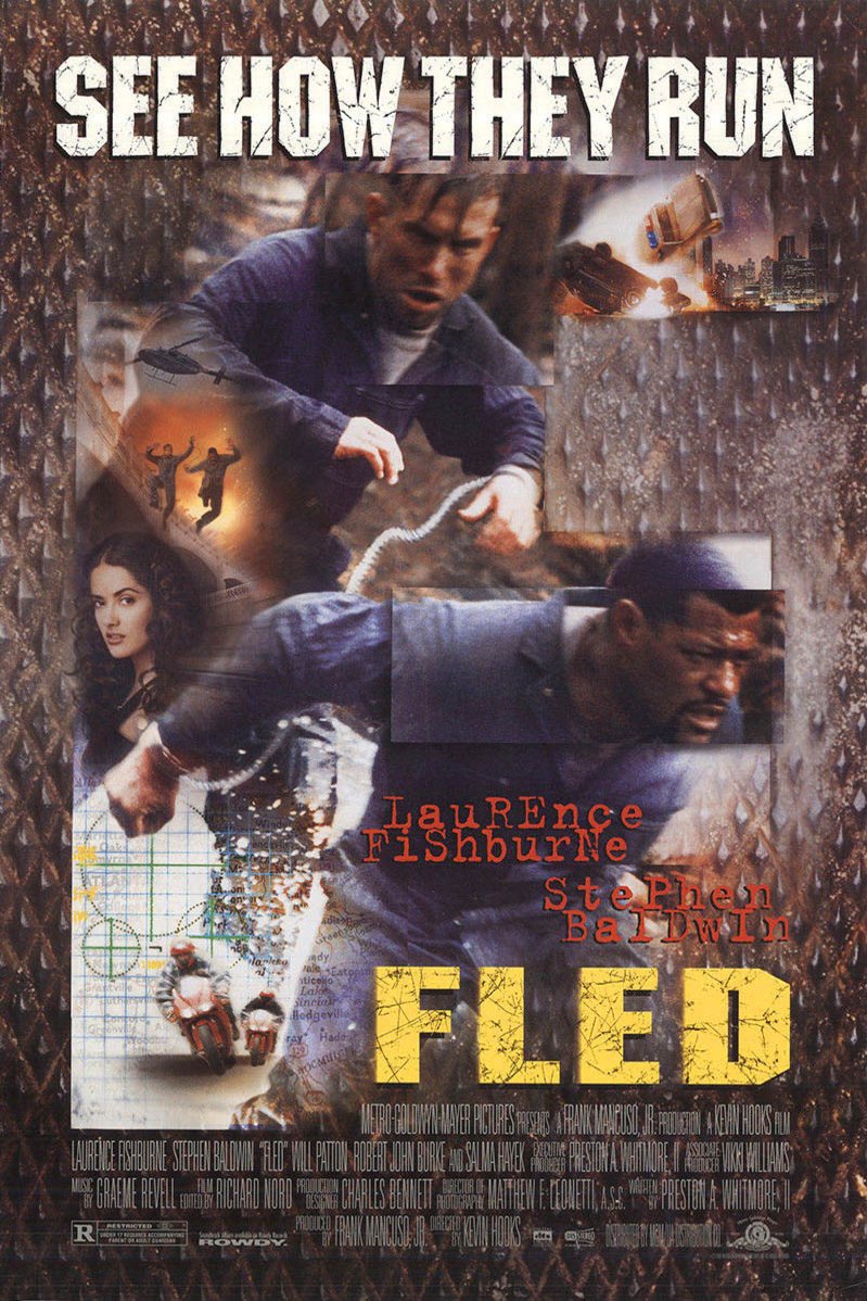 L'affiche du film Fled [1996]