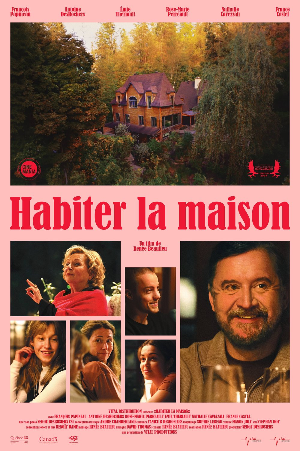 French poster of the movie Being at Home