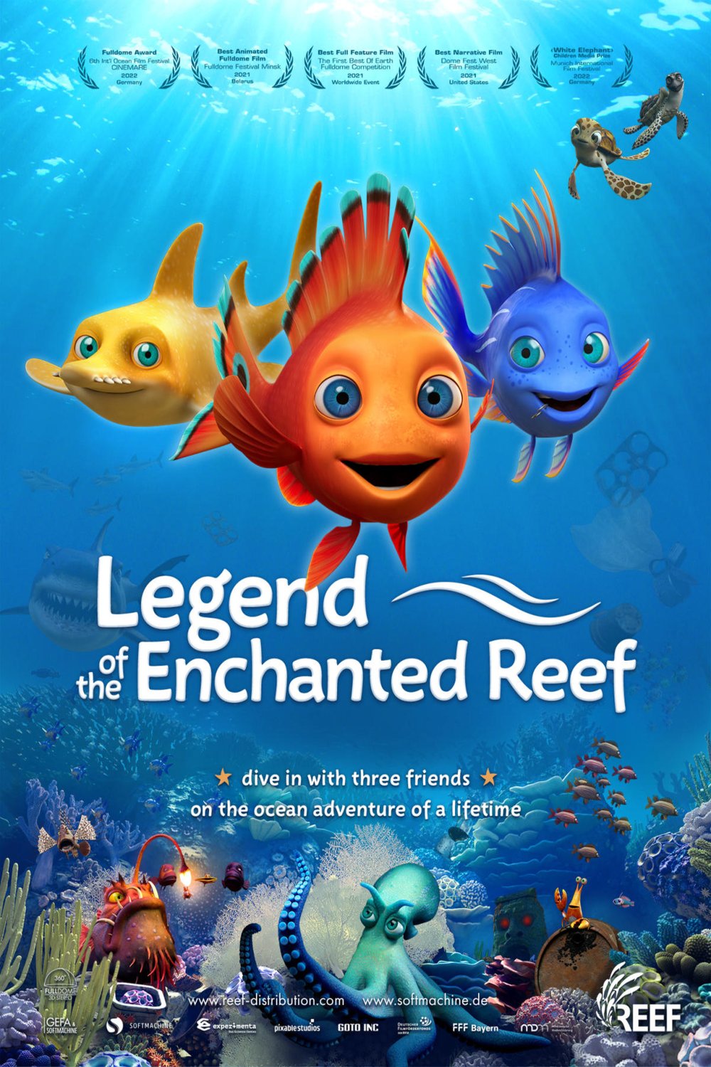 L'affiche du film Legend of the Enchanted Reef