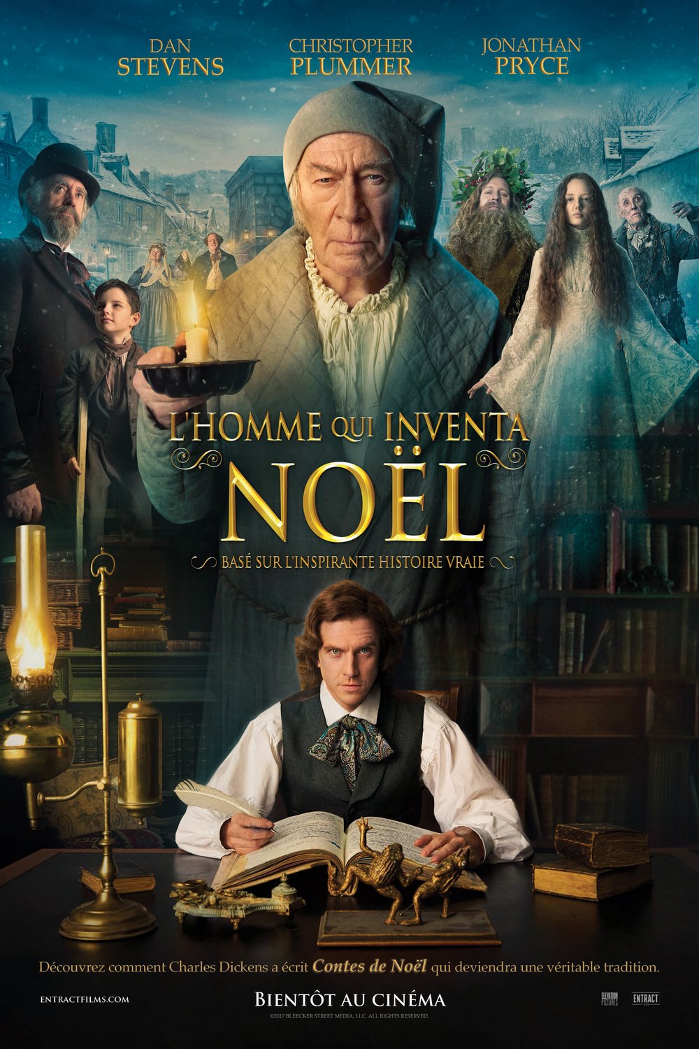 L'affiche du film L'Homme qui inventa Noël