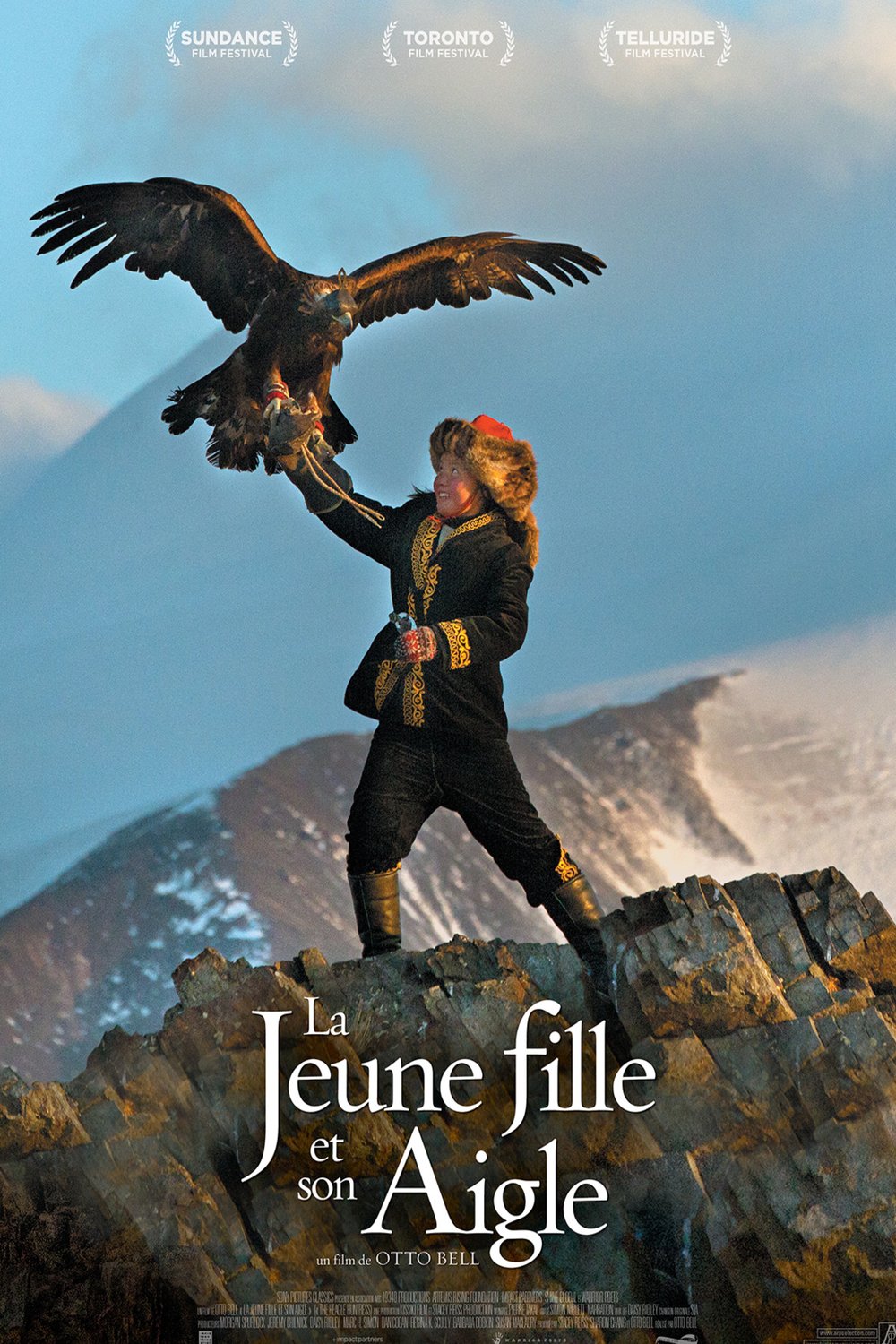 L'affiche du film La jeune fille et son aigle