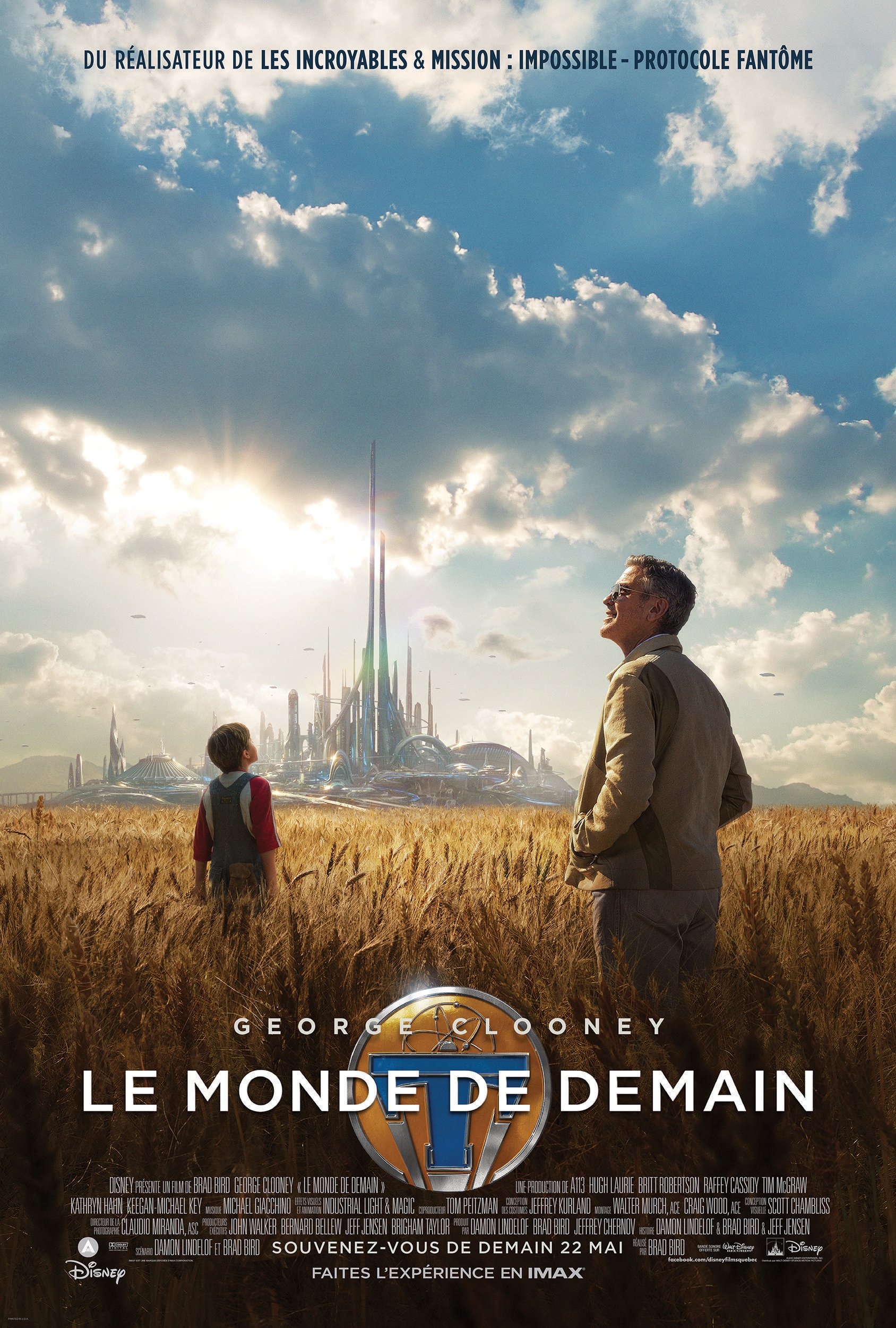 L'affiche du film Le monde de demain