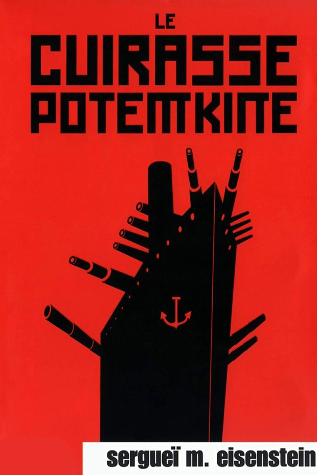 L'affiche du film Le Cuirassé Potemkine