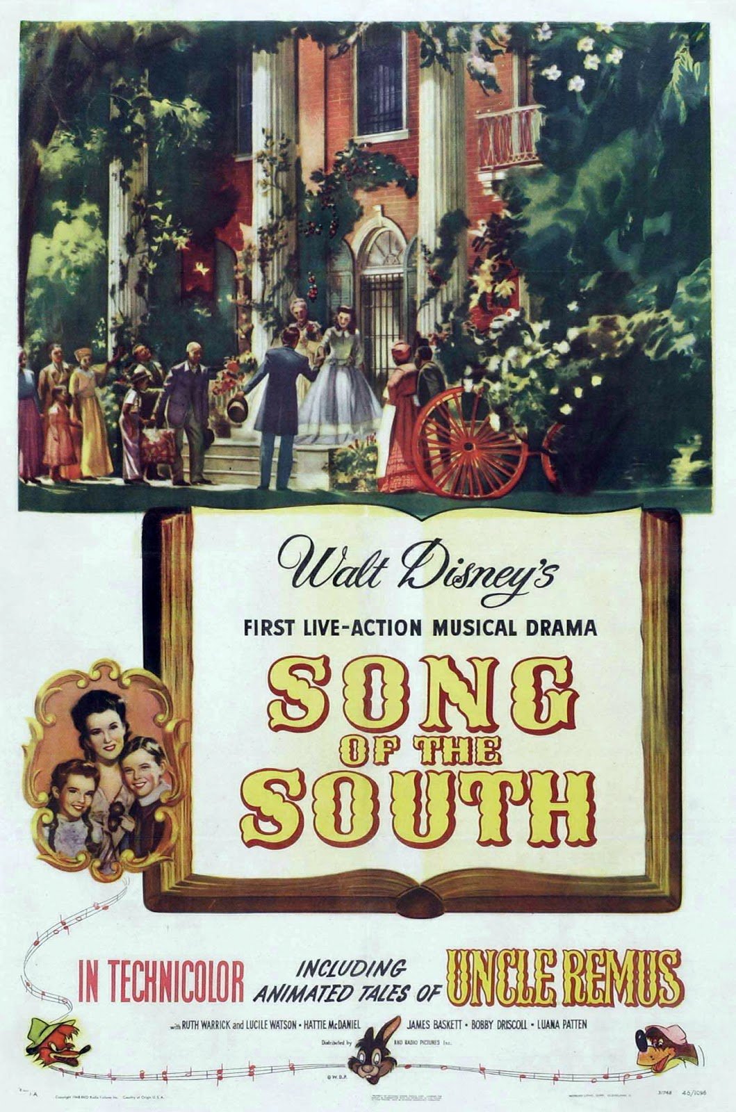 L'affiche du film Song of the South