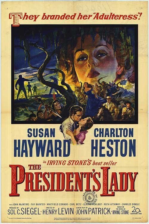 L'affiche du film The President's Lady [1953]