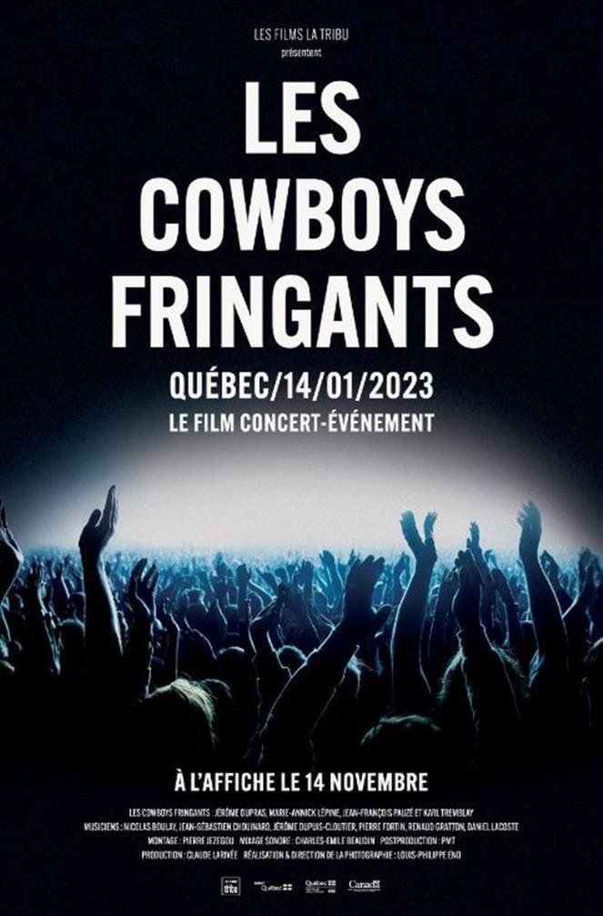 L'affiche du film Les Cowboys Fringants: Québec/14/01/2023
