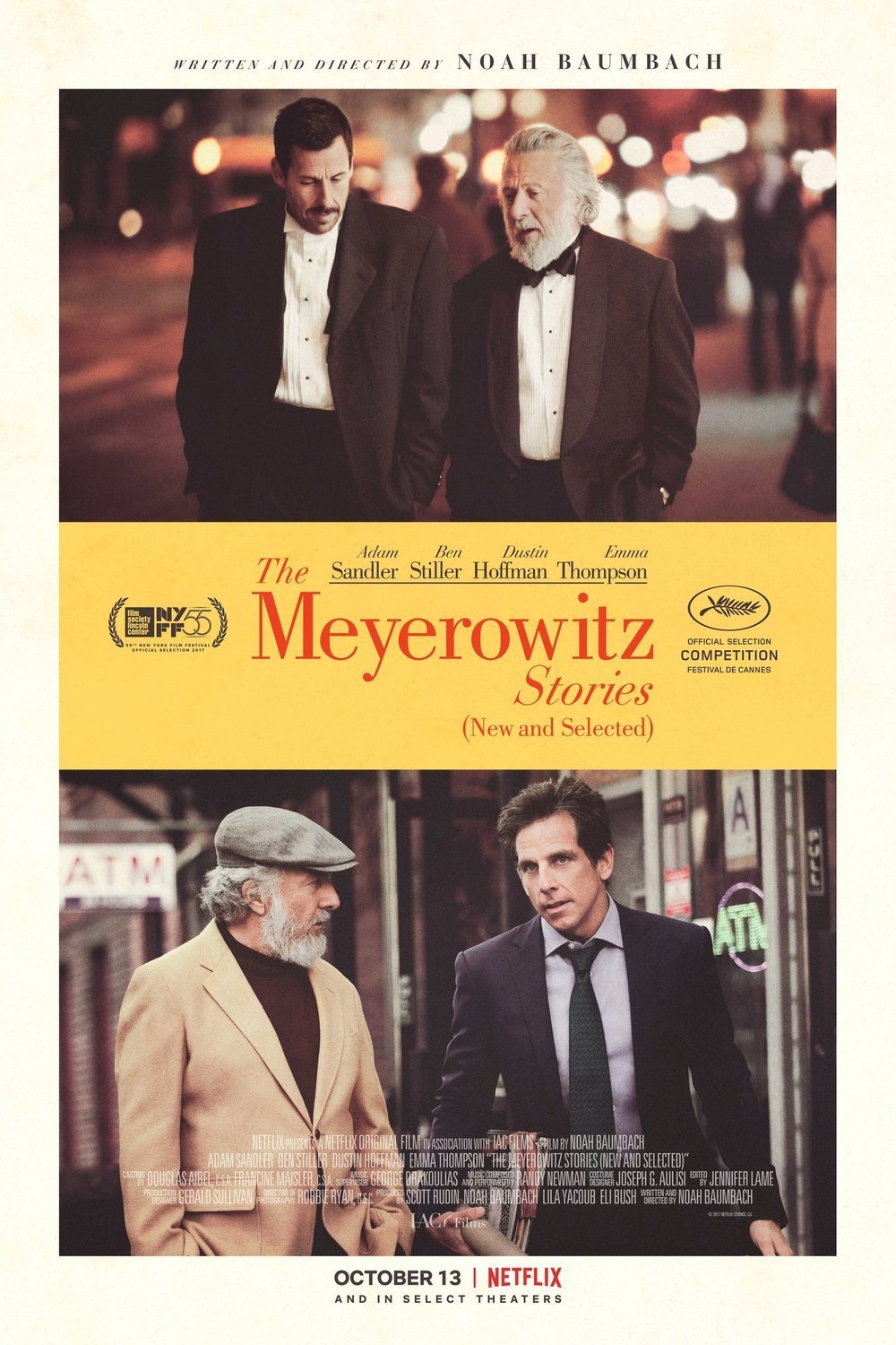 L'affiche du film The Meyerowitz Stories [2017]