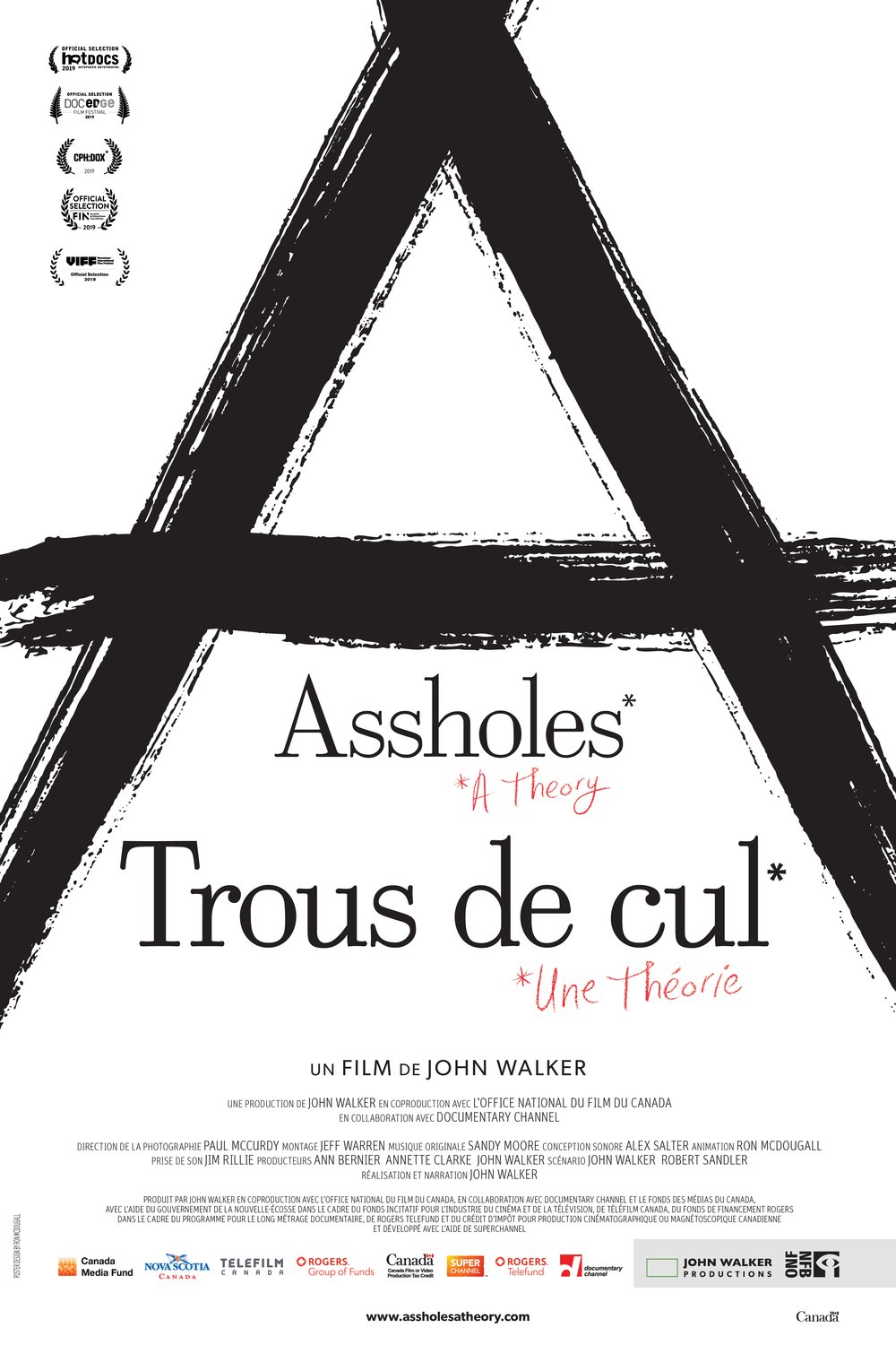 L'affiche du film Trous de cul, une théorie