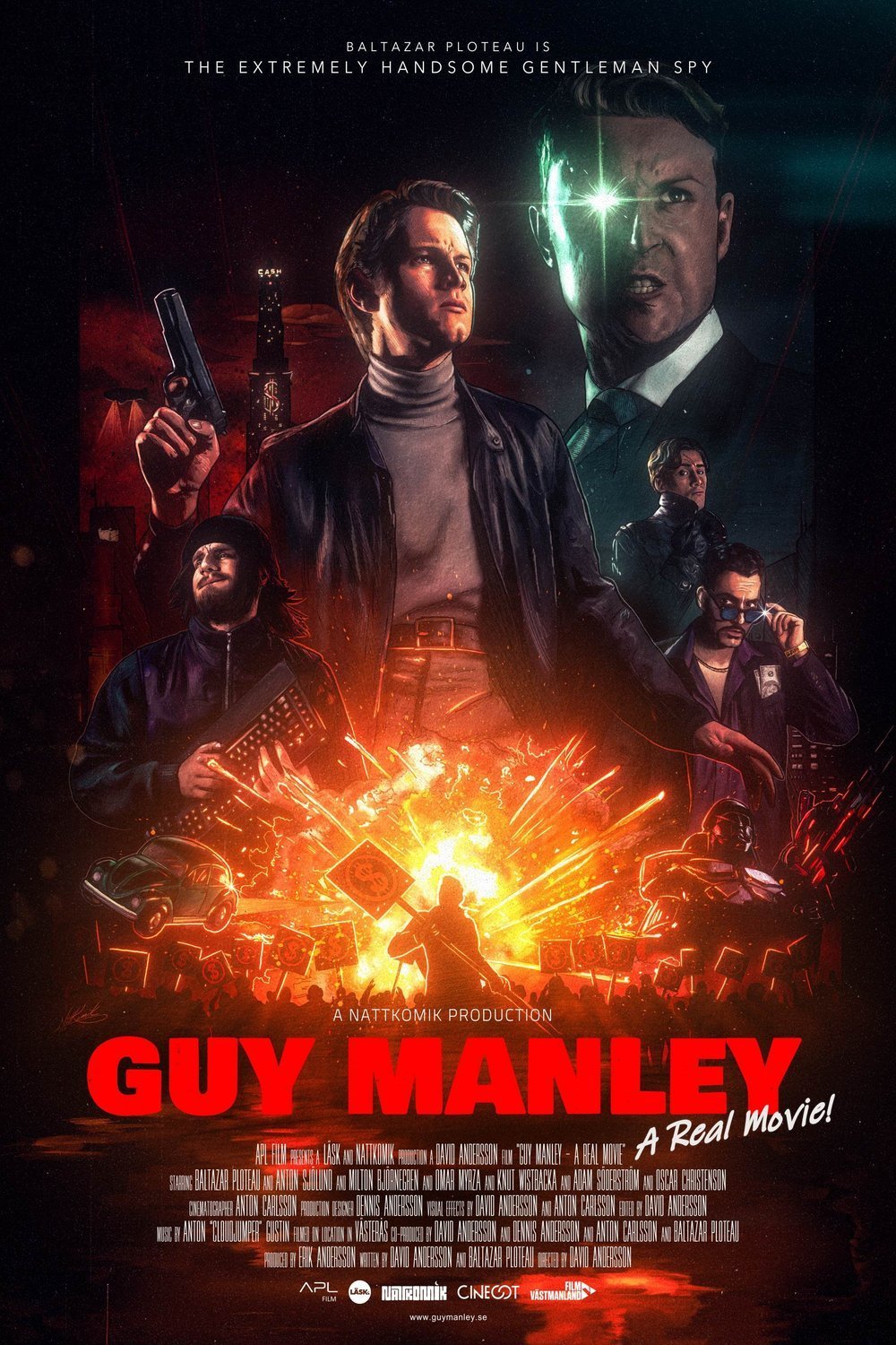 L'affiche du film Guy Manley - Super Spy [2024]