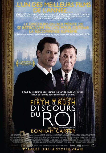 L'affiche du film Le discours du roi