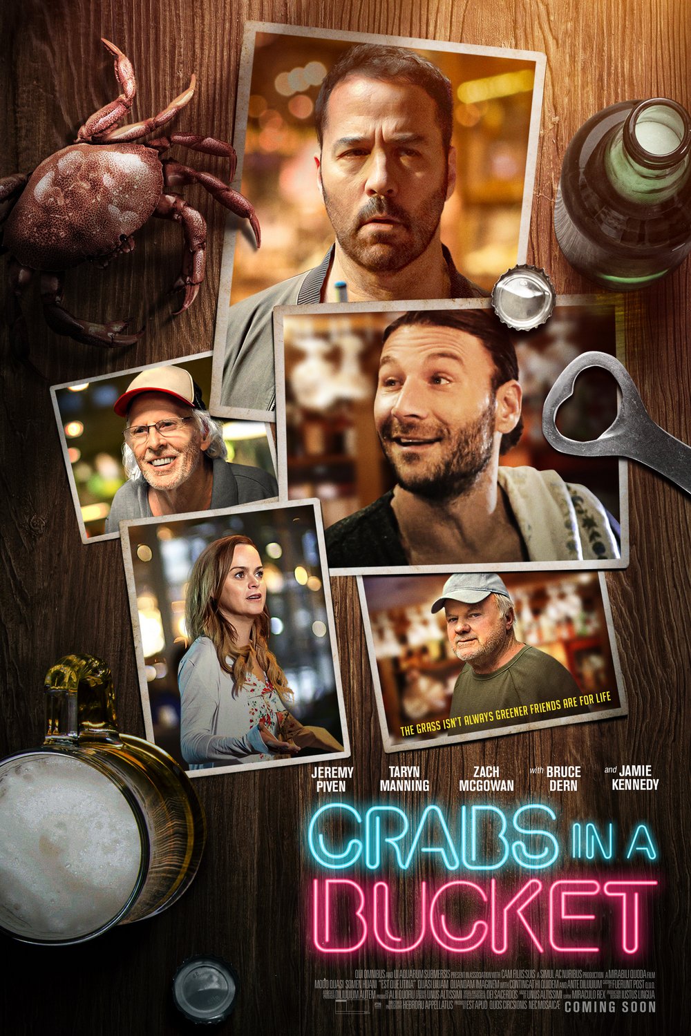 L'affiche originale du film Crabs in a Bucket en anglais