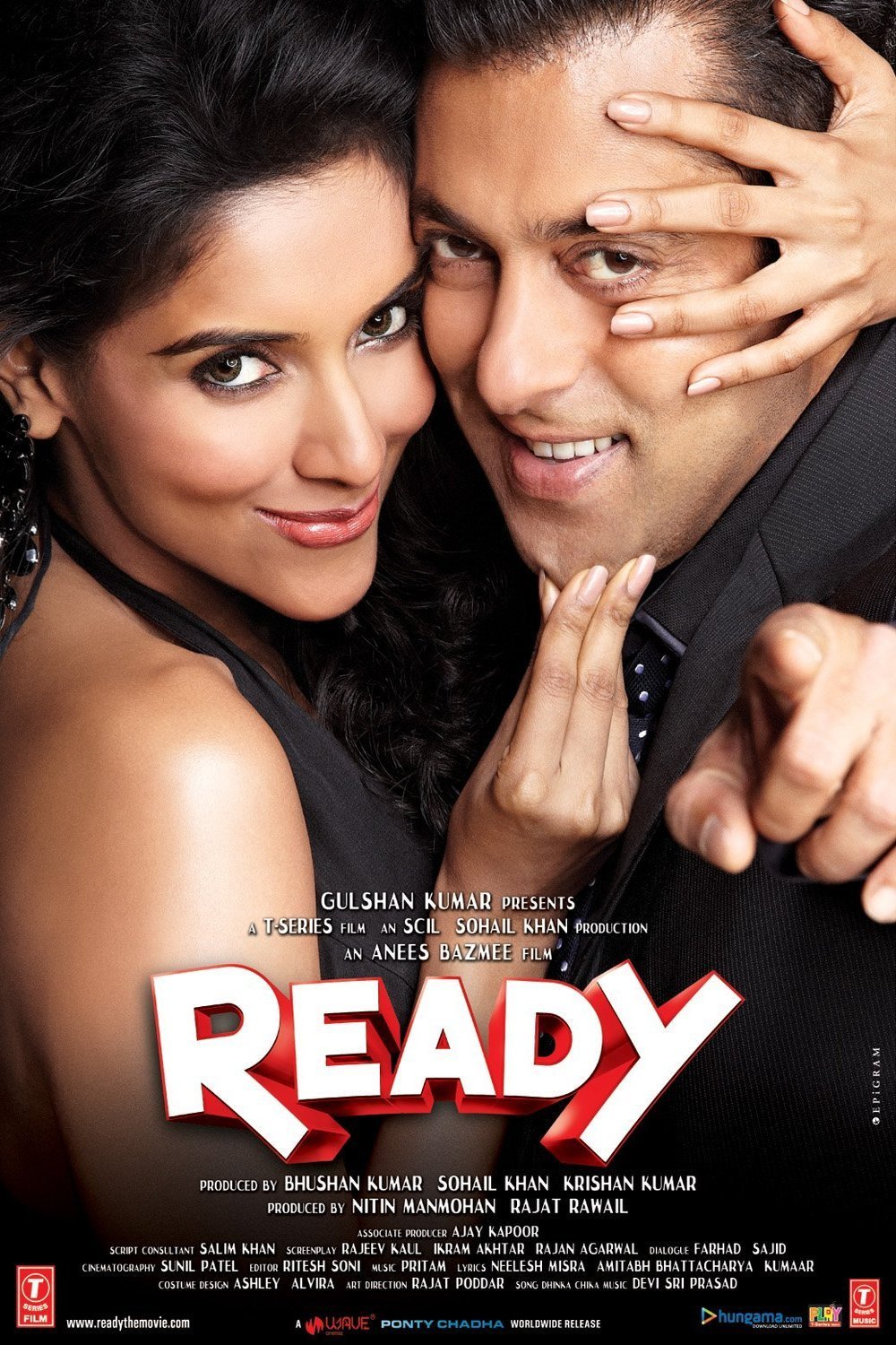 Hindi poster of the movie Ready