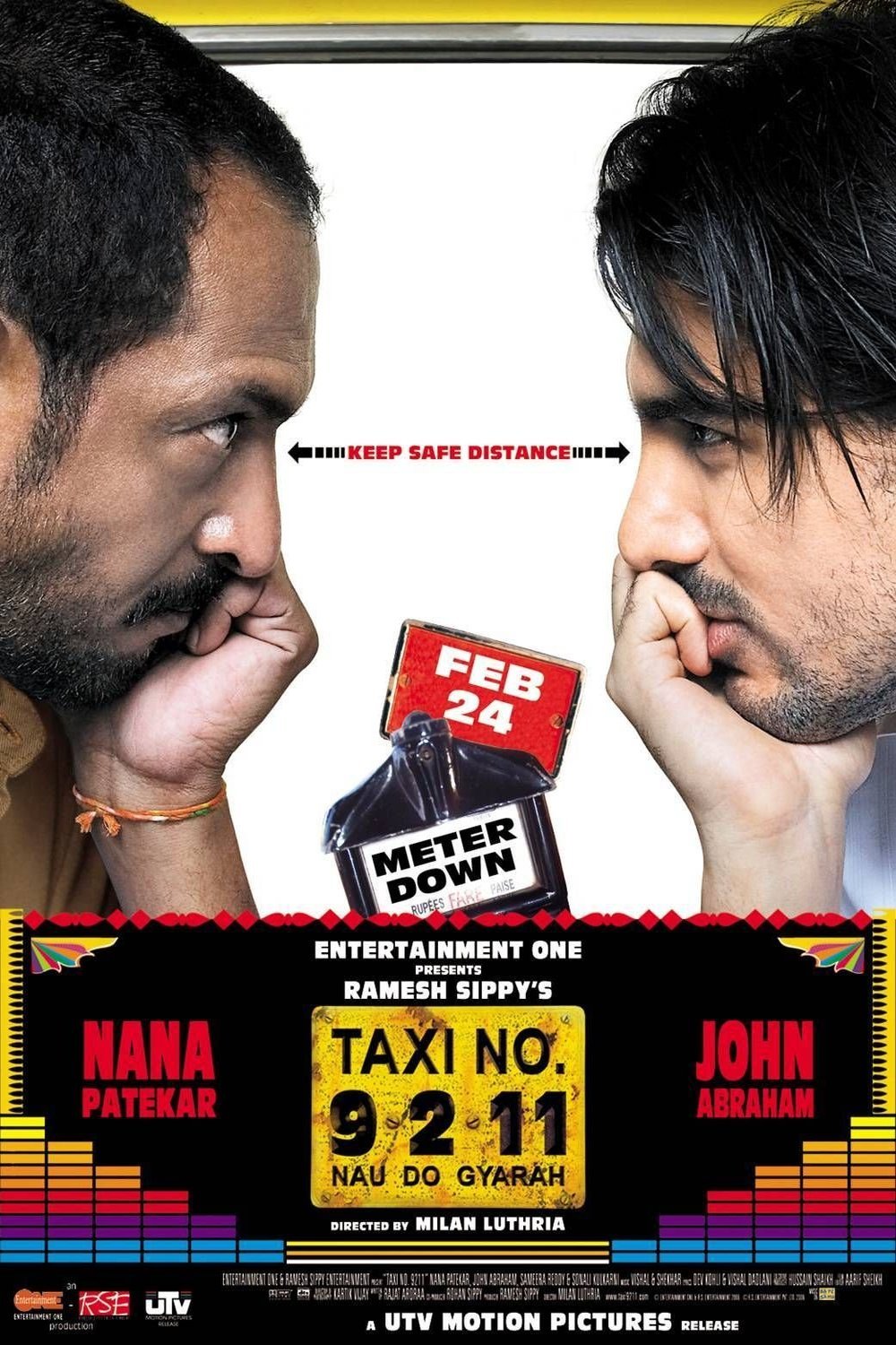 Hindi poster of the movie Taxi No. 9211