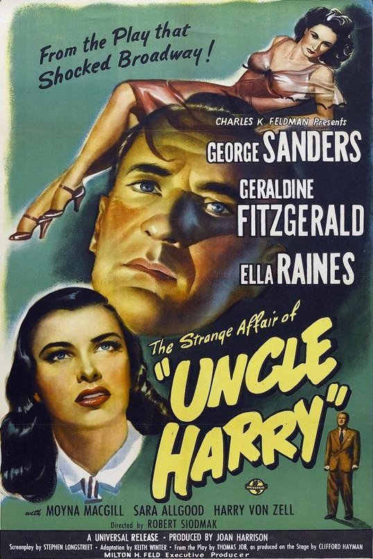 L'affiche du film The Strange Affair of Uncle Harry [1945]