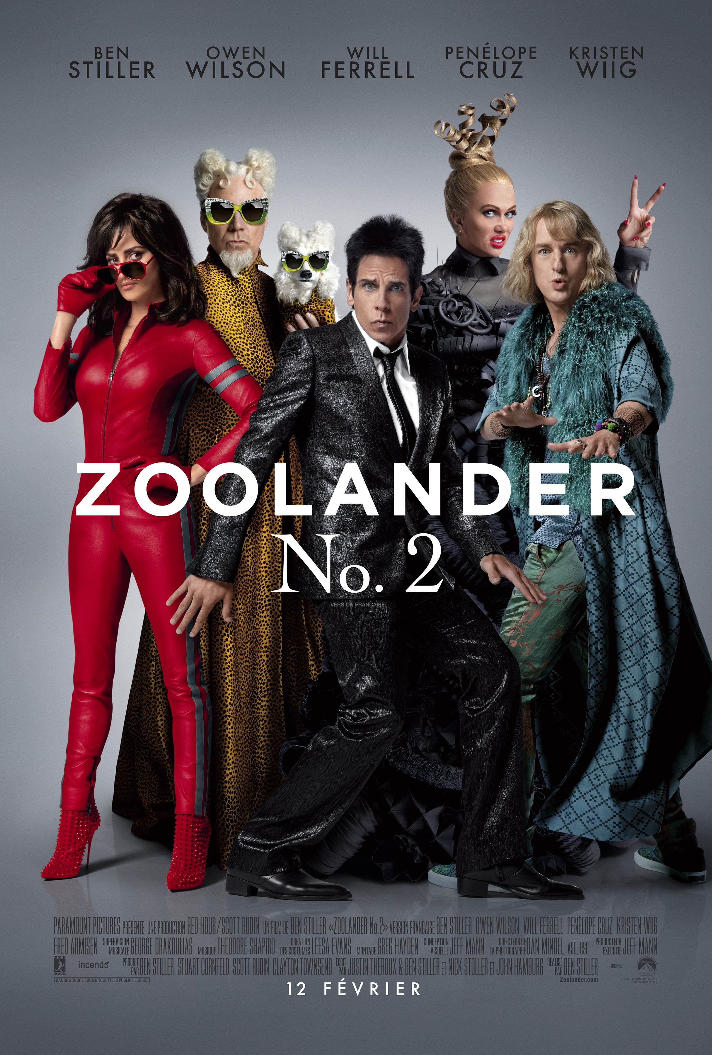 L'affiche du film Zoolander 2 v.f.