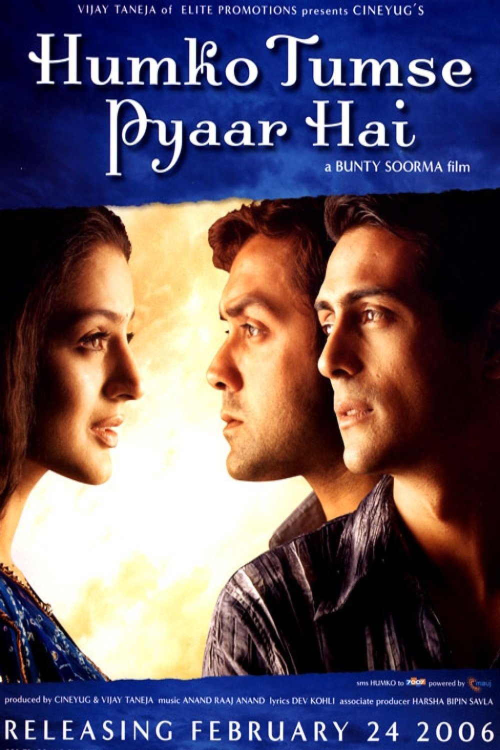 Hindi poster of the movie Humko Tumse Pyaar Hai