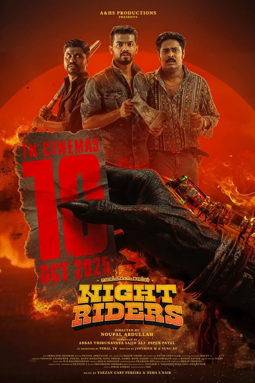 L'affiche du film Nellikkampoyil Night Riders