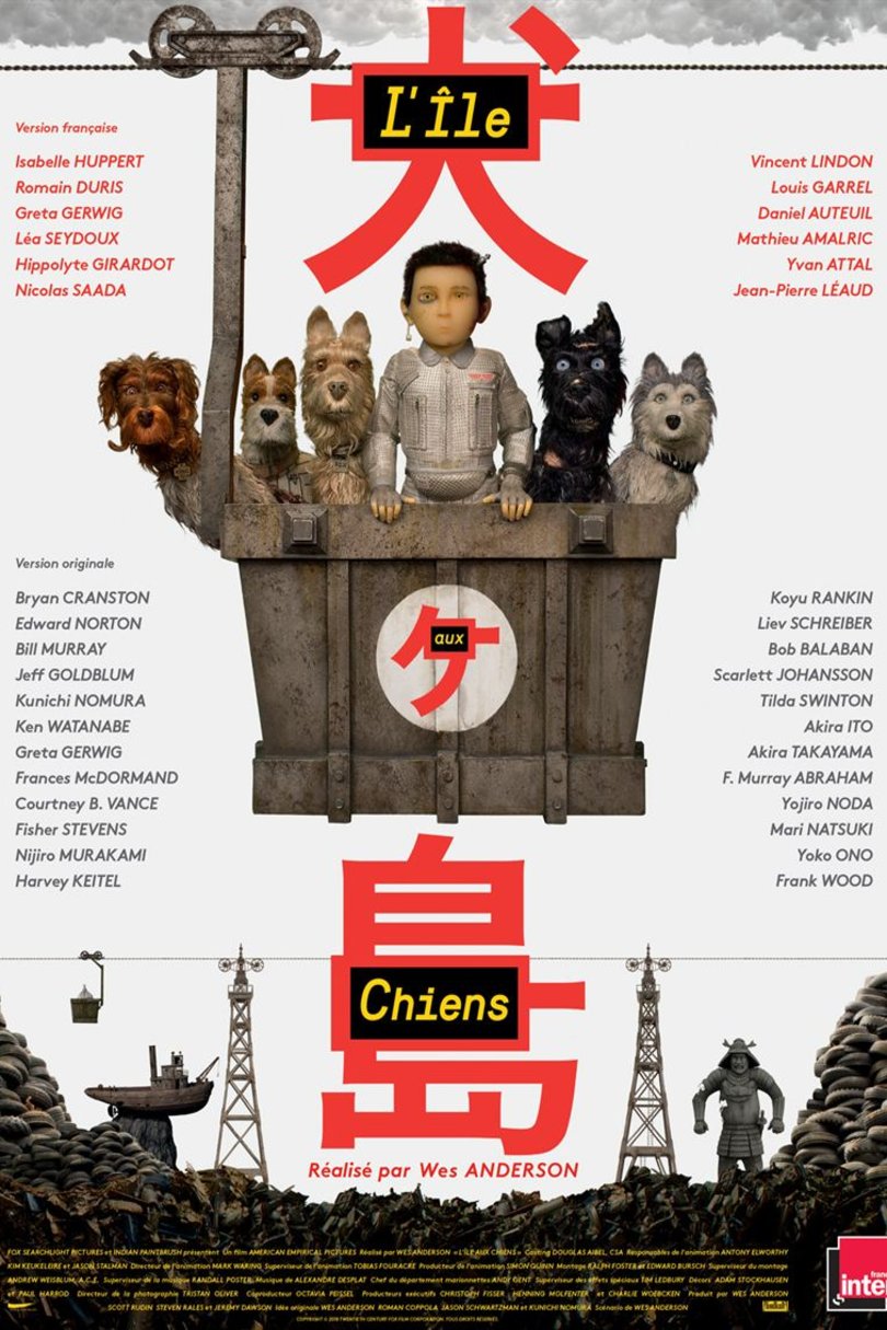 L'affiche du film L'Île aux chiens