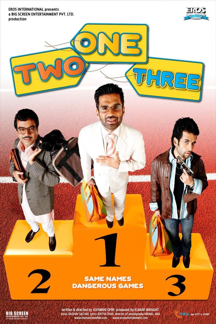 Hindi poster of the movie One Two Three