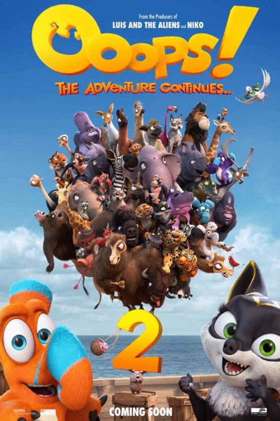 L'affiche originale du film Ooops! The Adventure Continues en anglais